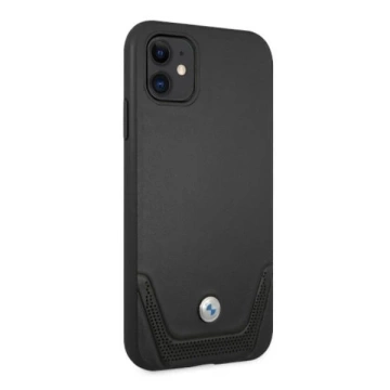 Etui BMW BMHCN61RSWPK do Apple iPhone 11/XR pevné puzdro kožené perforované
