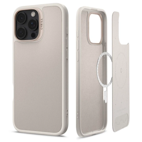 Spigen Cyrill Kajuk Mag MagSafe Case for iPhone 16 Pro Max Beige