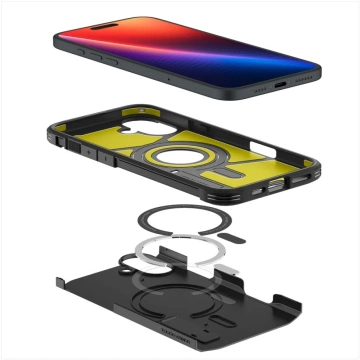 Etui Spigen Tough Armor Mag MagSafe do Apple iPhone 16  Black