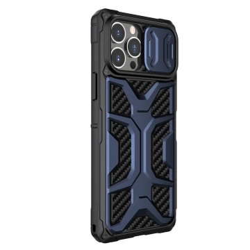 Nillkin Adventruer Case for iPhone 13 Pro armored case with camera cover blue
