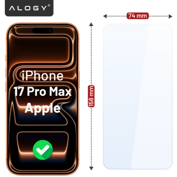 Захищене скло для Apple iPhone 16 9H Alogy Heavy Pro™️