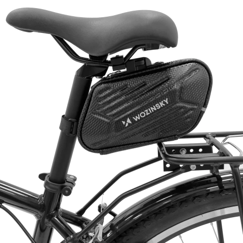 Wozinsky bicycle saddle bag waterproof 1.5 l black (WBB27BK)