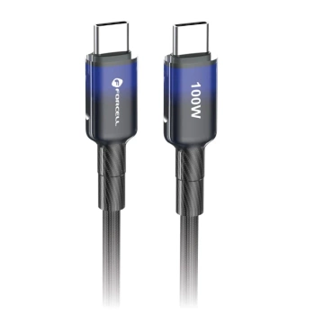 Kabel USB-C – USB-C 100W Forcell F-Energy Gradient 1 m C357 czarny