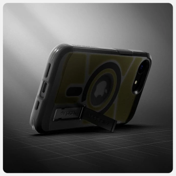 Чохол для iPhone 16e Spigen Tough Armor Mag MagSafe Frost Black