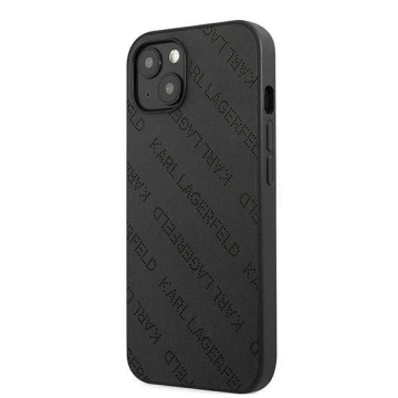 Etui ochronne na telefon Karl Lagerfeld KLHCP13SPTLK do Apple iPhone 13 Mini 5,4" hardcase czarny/black Perforated Allover