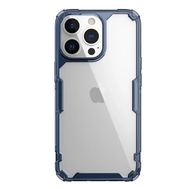 Nillkin Nature Pro case for iPhone 13 Pro Max armored case cover blue