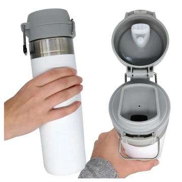 Fan Desk Fan Standing Small Circulator with Clip Cordless Handheld 500mAh USB-C Alogy White