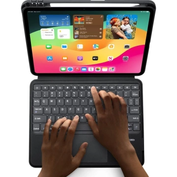 Protective case with bluetooth keyboard for iPad Pro 11 (2024) DUX DUCIS DK Black