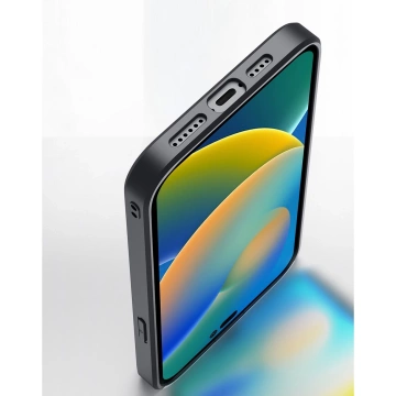 Kryt puzdra Dux Ducis Fino na iPhone 14 Pro Max modrý nylon