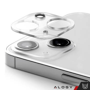 2x Camera lens glass for iPhone 15 / 15 Plus Alogy lens clear transparent