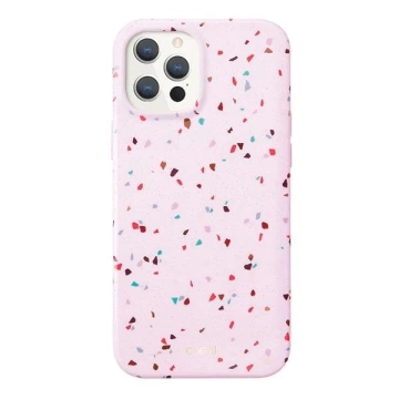 UNIQ Puzdro na telefón Coehl Terrazzo pre iPhone 12 Pro Max 6,7" ružové/blush pink