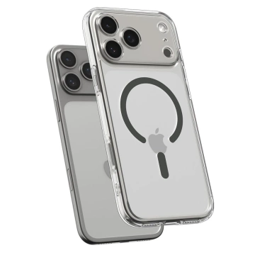 Etui Ochronne do iPhone 17 Pro Max Spigen Ultra Hybrid Mag MagSafe Clear/Graphite