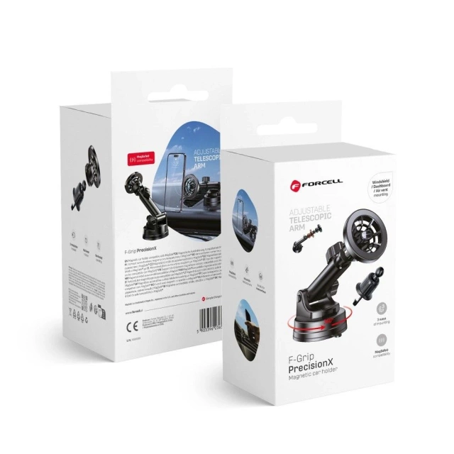 Телескопічний магнітний автомобільний тримач F-Grip PrecisionX MagSafe 3-в-1