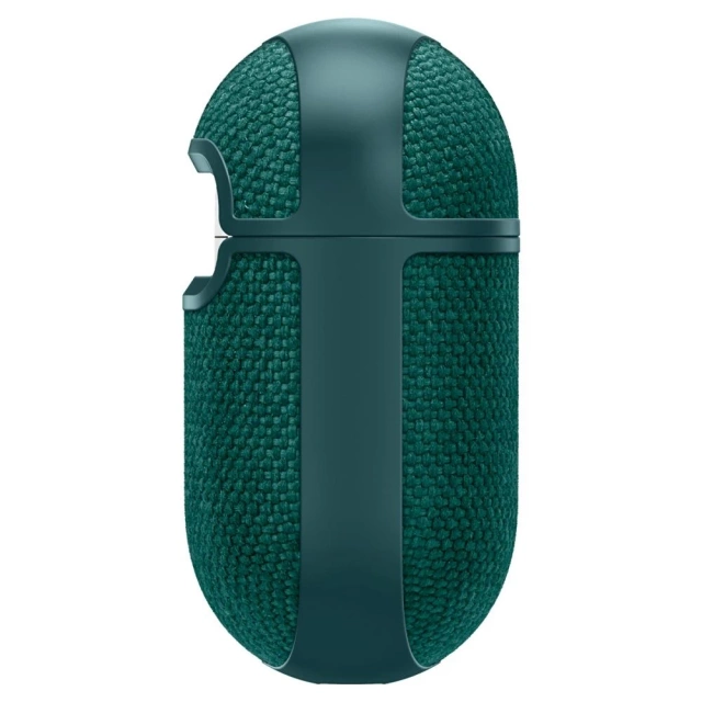 Чохол для Apple AirPods 4 Spigen Urban Fit Midnight Green Carabiner