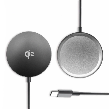 Wozinsky 15W Wireless Qi2 Magnetic Induction Charger - Black