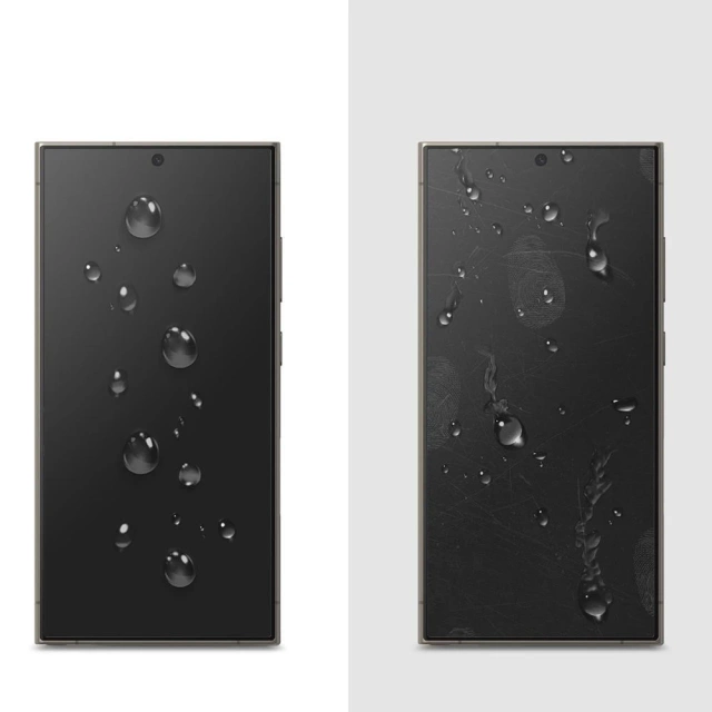 Ringke Easy Slide 2-balení tvrzeného skla pro Samsung Galaxy S24 Ultra Clear