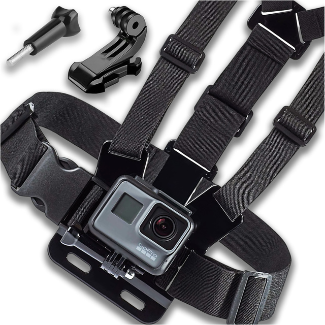 Cage-adjustable harness for GoPro Hero 10/9/8/7/6/5
