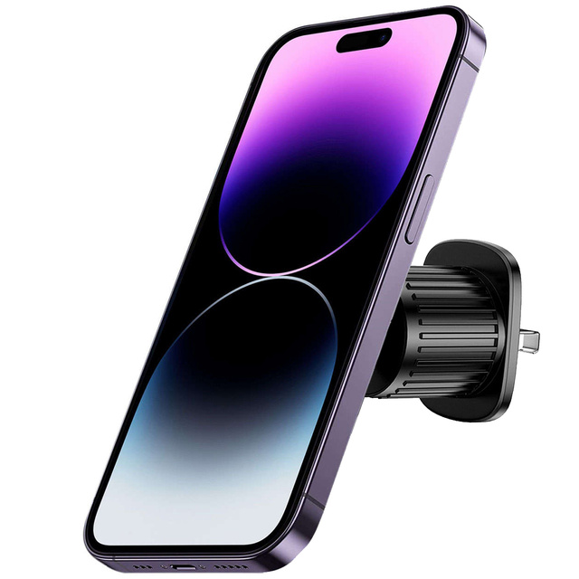 Alogy magnetický držák do auta pro MagSafe pro iPhone 14 13 12 mřížka černá