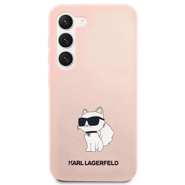 Силіконовий силіконовий чохол Etui Karl Lagerfeld KLHCS23SSNCHBCP для Samsung Galaxy S23 S911