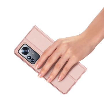 Dux Ducis Skin Pro Holster Cover Flip Cover для Xiaomi 12 Pro рожевий