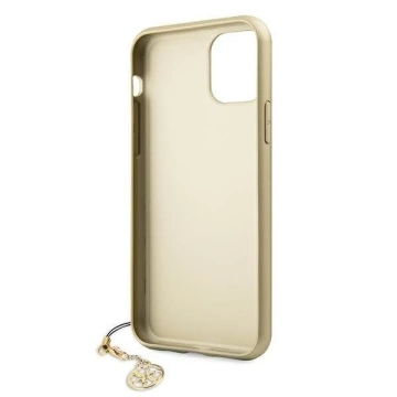 Guess GUHCN61GF4GBR iPhone 11 hnedý /brązowy pevný obal 4G Charms Collection
