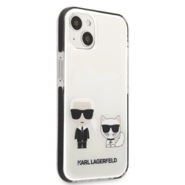 Protective phone case Karl Lagerfeld KLHCP13STPEKCW for Apple iPhone 13 Mini 5.4" hardcase white/white Karl