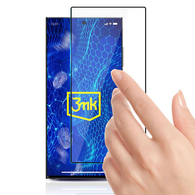 Tvrdené sklo pre Samsung Galaxy S24 Ultra 3mk HardGlass Max Lite™ 9H na celú obrazovku