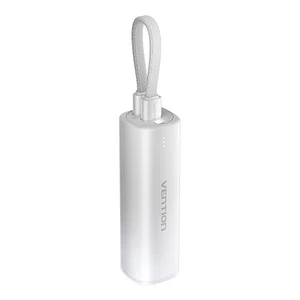 Powerbank Vention FHWM0 5000 mAh 20 W USB-C auf Lightning-Kabel Grau