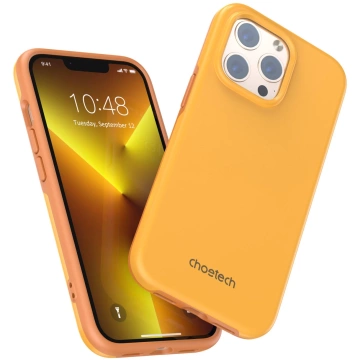 Чохол-накладка Choetech для iPhone 13 Pro Max помаранчевий (PC0114-MFM-YE)