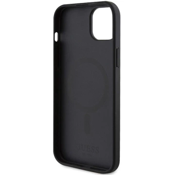Etui Guess GUHMP15MPSAHMCK pro iPhone 15 Plus 6,7" pevný obal Saffiano MagSafe černý/černý