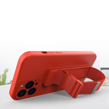 Rope case гелевий кейс на ланцюжку Сумка шнурок iPhone 12 mini темно-синій