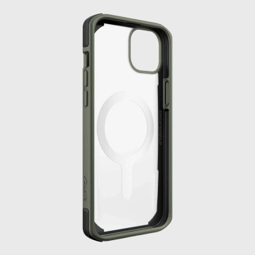 Raptic Secure Case for iPhone 14 with MagSafe armored cover green