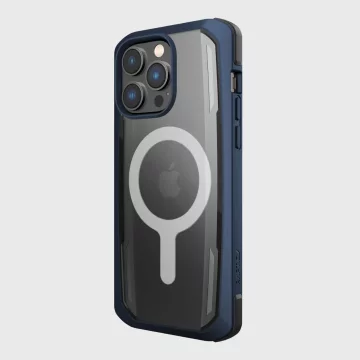 Чохол Raptic Secure Case для iPhone 14 Pro з синьою броньованою кришкою MagSafe