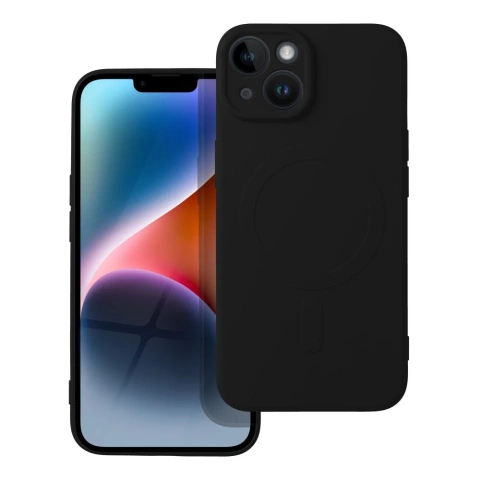 Silicone Mag Cover for IPHONE 14 black