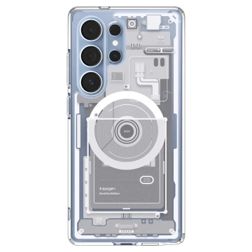 Pouzdro Spigen Ultra Hybrid MagSafe Zero One pro Samsung Galaxy S25 Ultra White