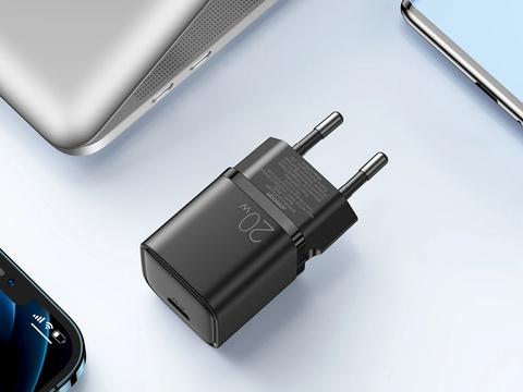 Дорожній зарядний пристрій для Joyroom L-P202 USB-C Type C PD QC3.0 20W
