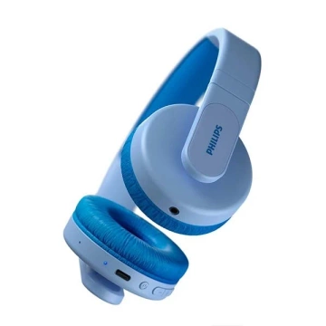 Дитячі бездротові Bluetooth накладні навушники Philips, сині Tak4206bl/00