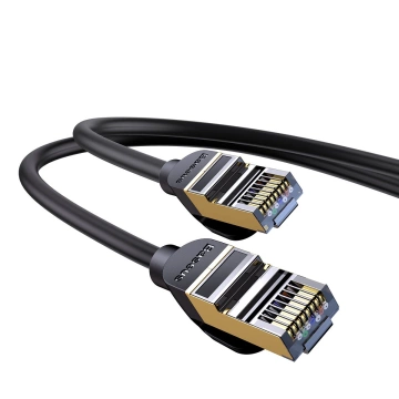 Baseus Speed ​​Seven Netzwerkkabel RJ45 10Gbps 3m schwarz (WKJS010401)