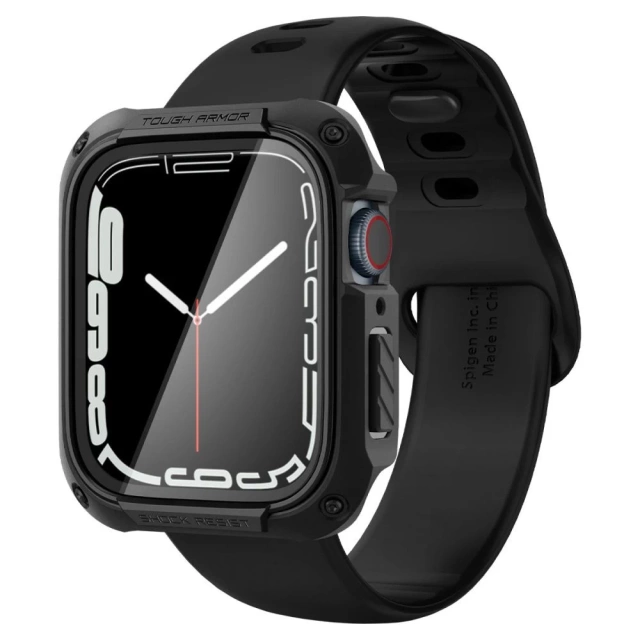 Смартфон Spigen tough armor apple watch 7/8 (45 мм) чорний