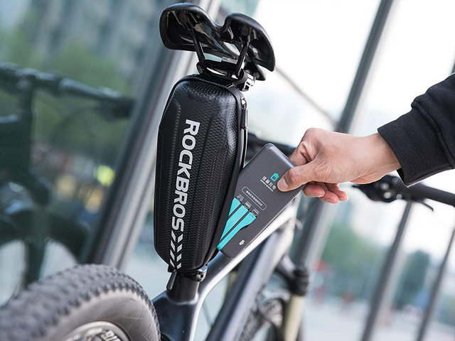 Водонепроникний чохол, велосипедна сумка, тримач рами, RockBros B61 Black