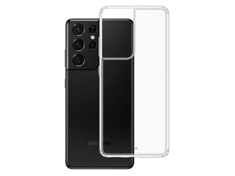 Pouzdro Armor Case 3mk pro Samsung Galaxy S21 Ultra Transparent