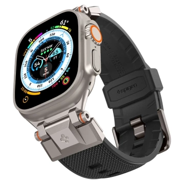 Spigen Durapro Armor remienok pre Apple Watch 4 / 5 / 6 / 7 / 8 / 9 / Se / Ultra 1 / 2 (42 / 44 / 45 / 49 mm) je kombináciou moderných materiálov, ktoré spájajú odolnosť a štýl a vytvárajú tak jedinečný príslušenstvo pre vaše inteligentné hodinky.