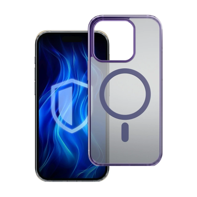Etui na Apple iPhone 15 Pro Max 3mk Frosty MagCase Purple