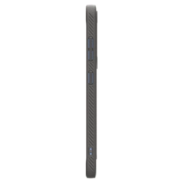 Case of Samsung Galaxy S25 Marble Gray Spigen Rugged Armor Mag MagSafe