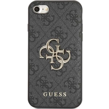 Puzdro na telefón Guess pre iPhone 7/8/SE 2020 / SE 2022 šedo/sivé pevné puzdro 4G Big Metal Logo