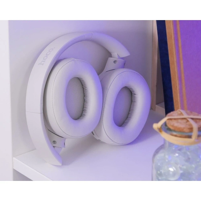 Bezdrátová Bluetooth sluchátka HOCO ANC W54 šedá