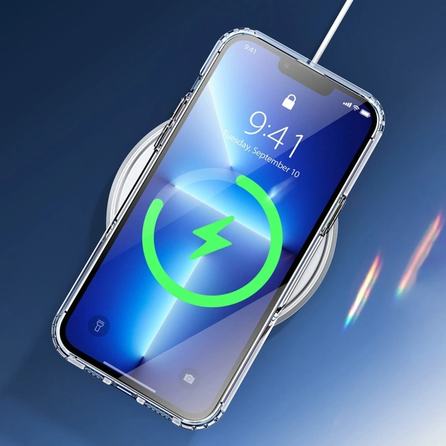 Dux Ducis Clin Magnethülle für iPhone 14 Pro kompatibel mit MagSafe transparent