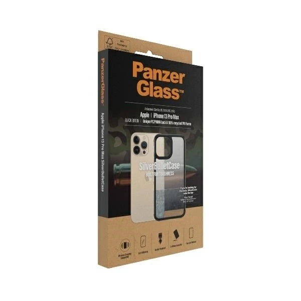 Чохол для iPhone 13 Pro Max PanzerGlass ClearCase, антибактеріальний, військового класу