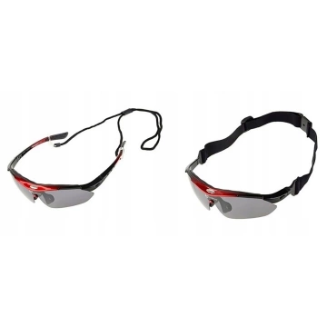 Rockbros 10001 Polarized Cycling Glasses - Black and Red