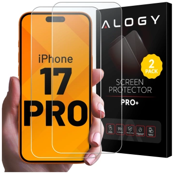 Tempered glass for Apple iPhone 16 screen protector 9H Alogy Heavy Pro ™️